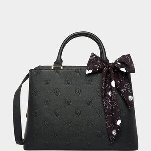 NWT Betsey Johnson Skullicious Satchel in Black - Online Exclusive Style